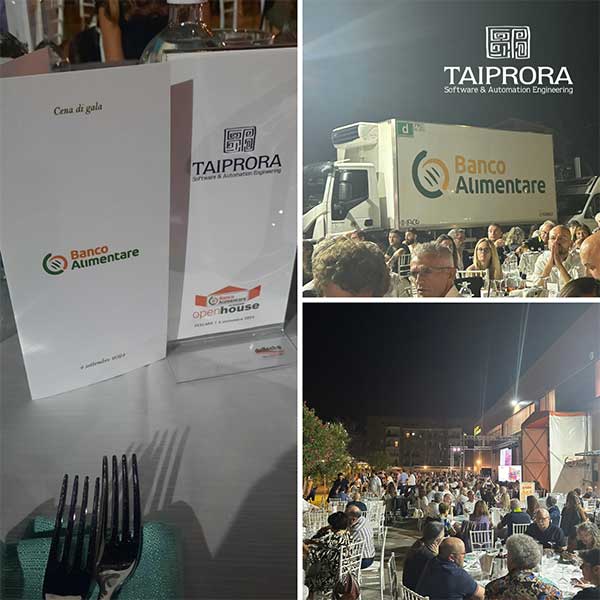 Taiprora at the OpenHouse for Banco Alimentare Abruzzo 2024