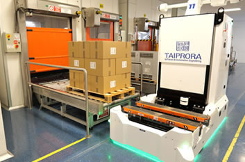 Logistics Solutions with Automatic and Laser Guided Vehicles (English)