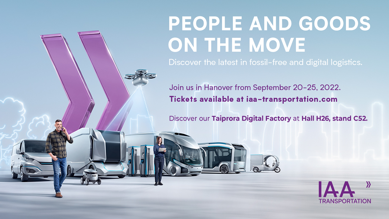 Scopri la Taiprora Digital Factory all' IAA Transportation Hannover 2022